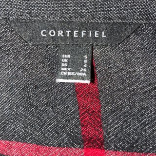 Vestido cuadros Cortefiel
