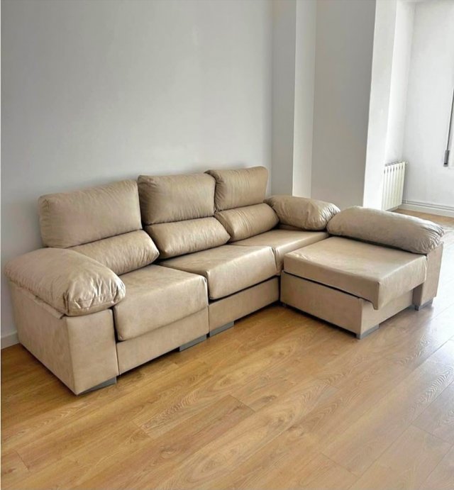 Divano Chaiselongue Ribaltabile, Disponibile in Tre Colori