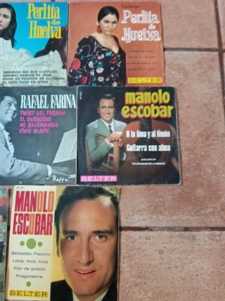 Lote 8 Vinilos Pequeños Música Española
