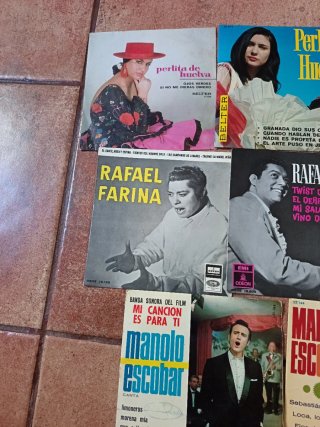 Lote 8 Vinilos Pequeños Música Española