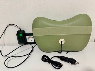 Masajeador cuello con luz.