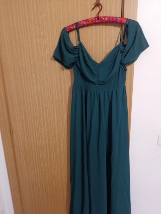 Vestido verde elegante