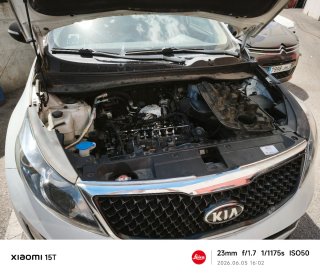 KIA Sportage 2015 motor averiado