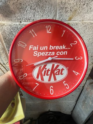 OROLOGIO PUBBLICITARIO KIT KAT VINTAGE ALIMENTARI