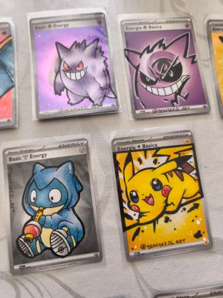 MEGA LOTE CARTAS ARTE POKEMON!
