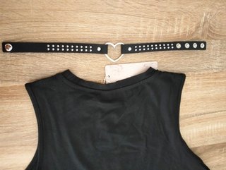 Pack Rock: Camiseta con Alas + Gargantilla Corazón