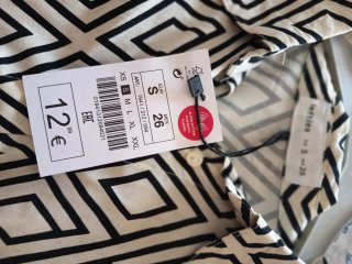 Vestido camisero Lefties estampado geométrico