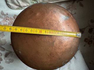 Antico paiolo rame martellato inizio '900