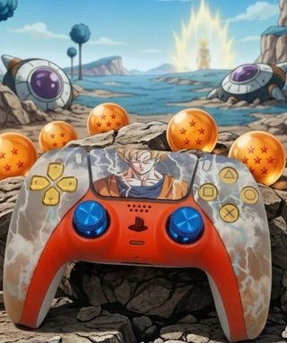 Mando PS5 Personalizado Dragon Ball