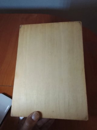 Caja madera flores