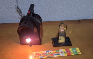 Proyector Airgam Color Años 70 con Caleidoscopio