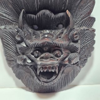 Maschera Barong Balinese in Palissandro Vintage