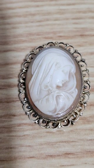 Broches colgantes plata 800