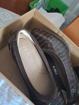 Zapatos de señora marrones talla 35