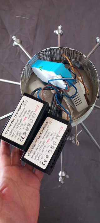 Lámpara Sputnik para reparar