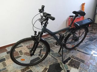 Bicicleta Eléctrica Btwin Gris