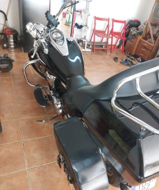Kawasaki VN900 Classic Negra