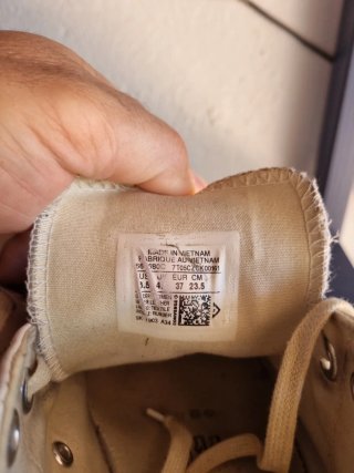 Zapatillas Converse Beige/Blanco