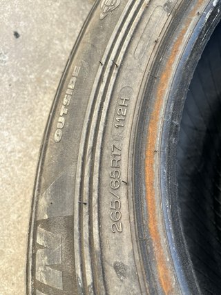 Neumáticos 265/65R17 112H michelin latitude cross