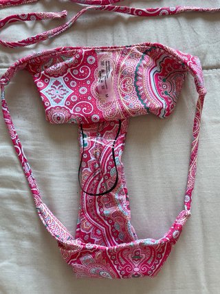 Bikini rosa estampado Talla M NUEVO