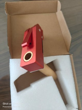 Abrazadera JIGHOLE Roja 19mm