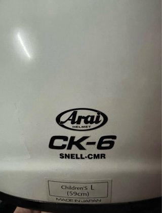 Casco Arai CK6 Racing Blanco