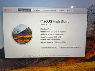 MacBook Pro Plata 2014