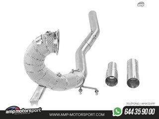 DOWNPIPE ALPHA COMPETITION PARA VW GOLF 8 R / AUDI S3 8Y 2020- - ANTITÉRMICO
