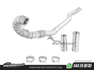 DOWNPIPE ALPHA COMPETITION PARA GOLF 7 R / S3 8V / LEON 3 CUPRA 4DRIVE - ANTITÉRMICO