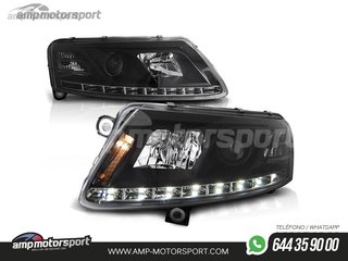 FAROS DELANTEROS LUZ DIURNA LED REAL DRL PARA AUDI A6 4F