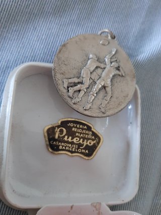 Antiga Medalla de coleccion, Rugby, R.C.Español