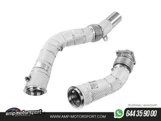 DOWNPIPE ALPHA COMPETITION PARA BMW M2C F87 / M3 F80 / M4 F82 - S55 - ANTITÉRMICO