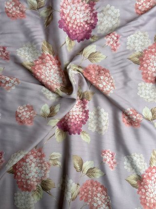 Tessuto floreale ortensie – H 2,80 m – 14€/m