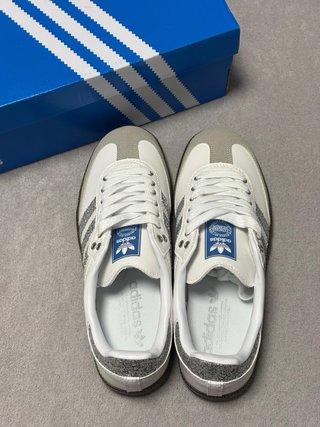 Adidas Samba glitter Plata y Blanco Mujer 39 1/3