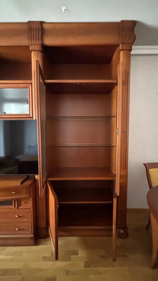 Mueble Salón Madera Maciza Cerezo