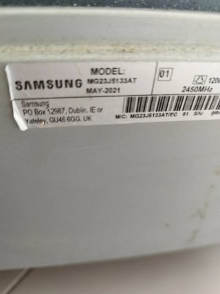Microondas Samsung Negro