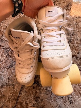 Patines 4 Ruedas Blancos oxelo talla 32
