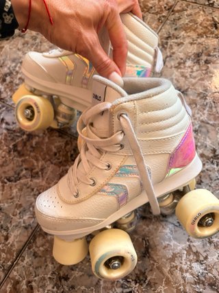 Patines 4 Ruedas Blancos oxelo talla 32