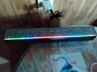 Barra de sonido Bluetooth   luces led.