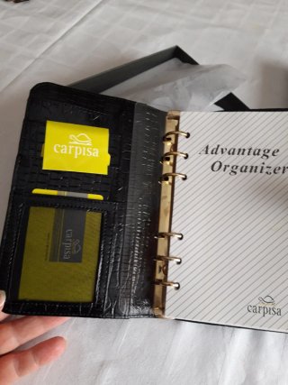 Agenda Carpisa nera effetto coccodrillo