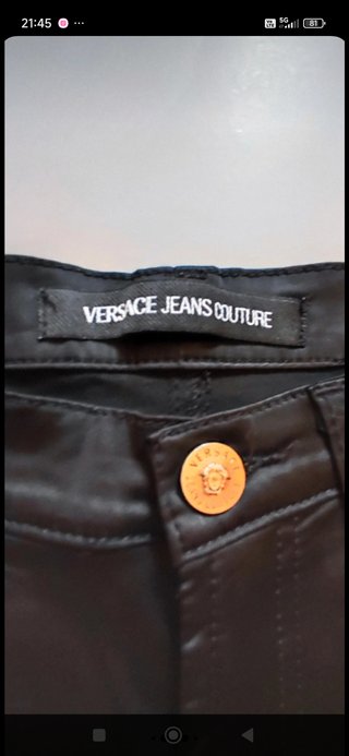 Versace Jeans Couture neri lucidi tg 29 nuovo