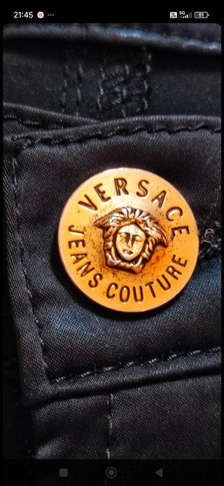Versace Jeans Couture neri lucidi tg 29 nuovo