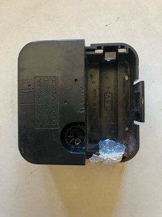 Reloj de la Oficina de Artes Escénicas de Badajoz