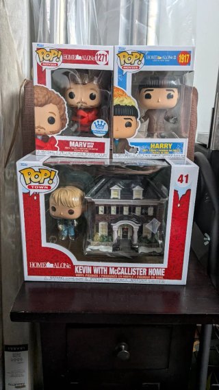 Funko Pop! Solo en Casa (Marv, Harry, Casa)