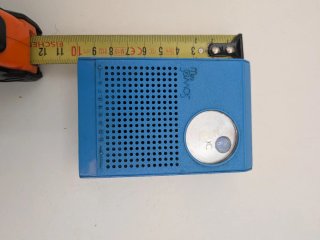 Radio antigua Vanguard Mini Samos Azul