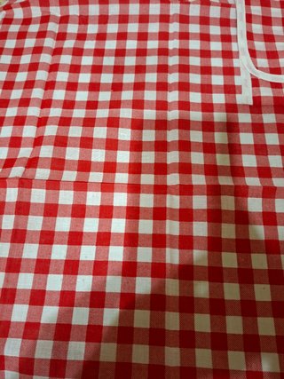 Set colazione fantasia quadretti bianchi e rossi