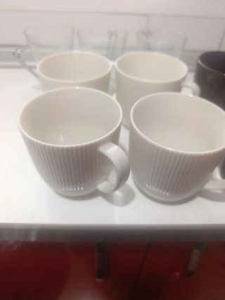 6 Tazas Ikea Cerámica y Cristal