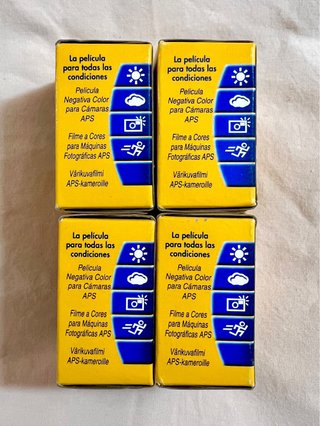 Confezione da 4 Kodak Advantix Ultra APS 25 esposizioni