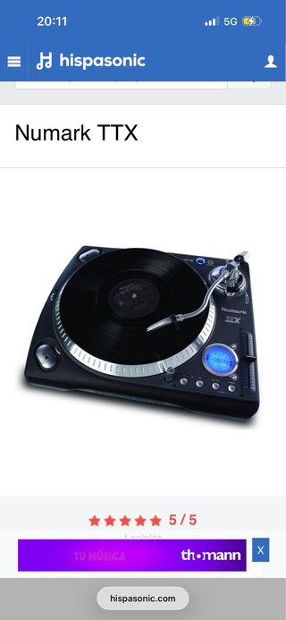 Plato Numark TTX