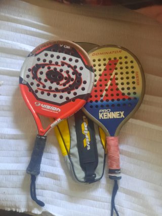 Racchette da padel Vision e Pro Kennex